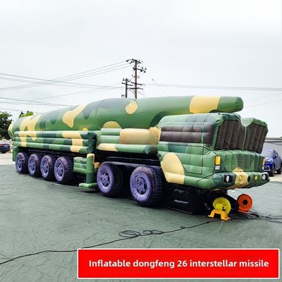 Dongfeng 26 Füze Aracı Şişme Orman Büyük Çiçek 1/1 Özel Ürün Oxford Kumaş